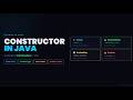 CONSTRUCTORS | JAVA OOPS VISUALIZED