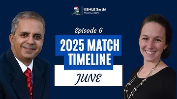 2025 Match Timeline: June | How to Prepare for the Residency Match | USMLE Tips for IMGs