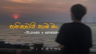 Thanikadai thama man| තනිකඩයි තාම මං (slowed&reverb)..Like please👍 🎶