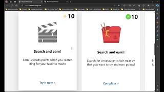 Microsoft Rewards - Searching Favorite Movie