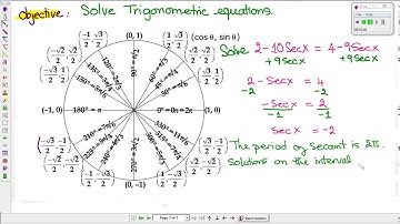 Solve Trigonometric Equations (lesson 4)