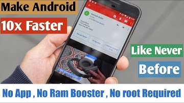 How to speed up android phone using developer options