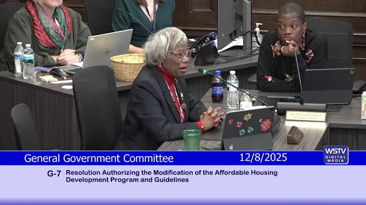 General Government Committee Meeting December 8, 2025