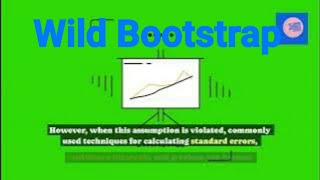 What is Wild Bootstrap? #statistics #bootstrap #resampling #wildbootstrap #heteroskedasticity