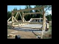 timber frame barn raising timber frame barn raising