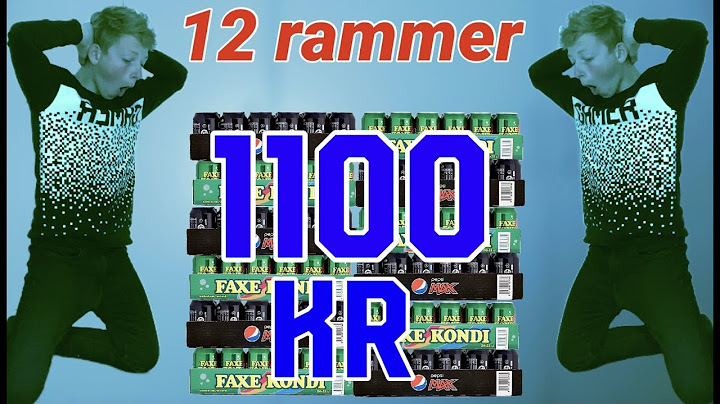 Overrasker Mine Venner Med Sodavand *1100 kr*