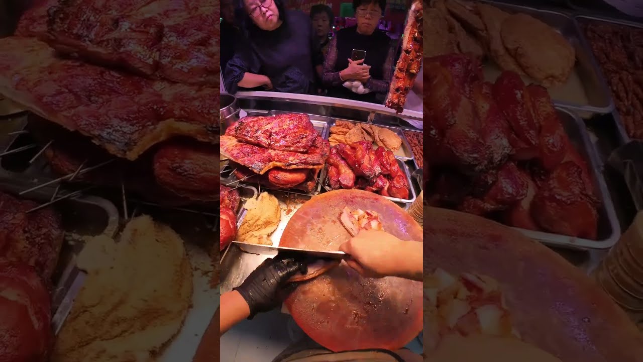 Street BBQ Roast Duck Carved to Perfection 🔪🔥