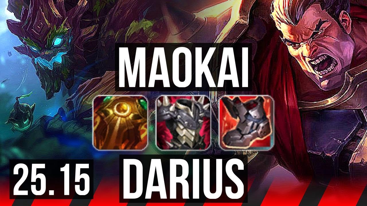 MAOKAI vs DARIUS (TOP) | NA Master | 25.15