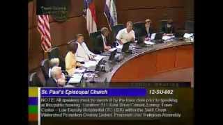 Town Council Meeting July 26, 2012