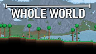 Terraria, but the World is only 1 Monitor Wide...