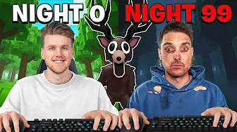 Surviving 99 Nights In The Forest with Lazarbeam!