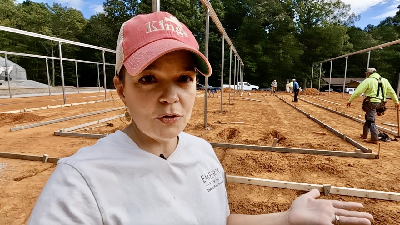New Greenhouse Update Prepping For Big Concrete Pour Gardening with
