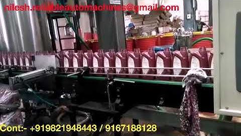 Eight Head Flowmeter Based Oil & Liquid Filling Machine