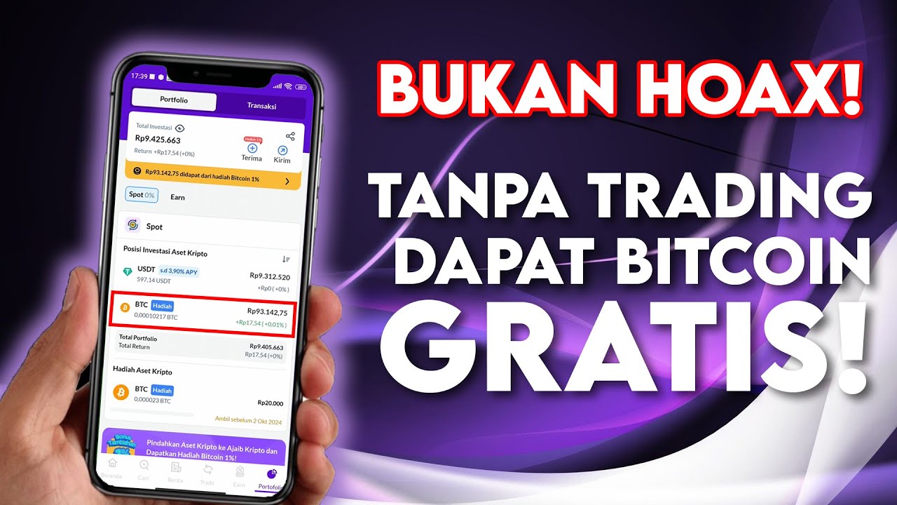 Gratis Bitcoin Instan Tanpa Trading & Mining Di Aplikasi Ajaib Kripto |  Lebih Aman & Terpercaya