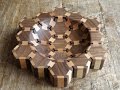 woodturning - Butterfly hexagon bowl