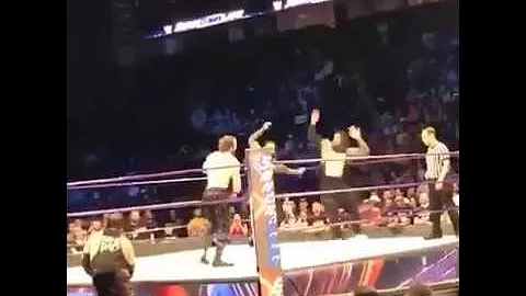 Rusev,Aiden English,Baron Corbin vs Randy Orton and The Usos