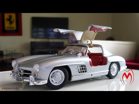 1/43 ミニチャンプス メルセデス・ベンツ 300SL Gullwing Mercedes Benz SL300 Gullwing Coupe made by Minichamps in 1/18