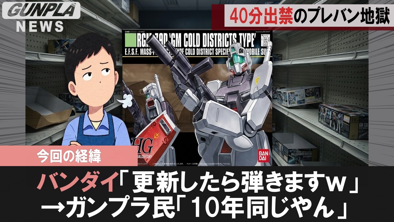 Gunpla News] Premium Bandai has ignored this bizarre system for 10