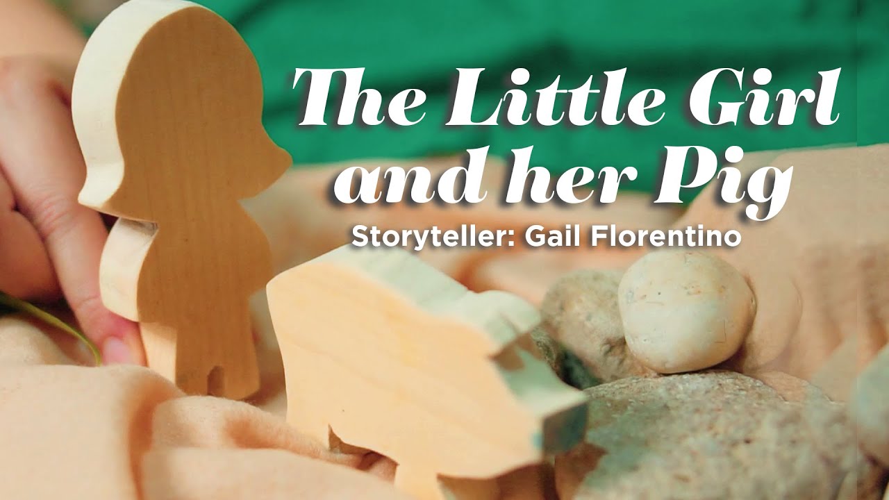 The Little Girl and Her Pig - Puppet Story for Kids