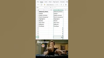 Trim range in excel 💯 #exceltutorial #exceltips #exceltricks #spreadsheets