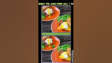 👀 Only 1% Can Find All 5 Differences in 10 Seconds! 😱