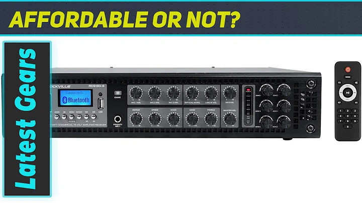 Unlocking Audio Power: Rockville RCS180-6 Commercial Amplifier Review