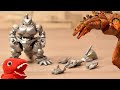 Plastic model mechagodzilla counterattack -Godzilla toy Animation-