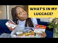 Mini luggage haul of things I brought to London ! | South African YouTuber