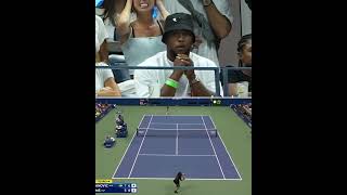 This is the Serena rally that got Saquon hyped 😮
