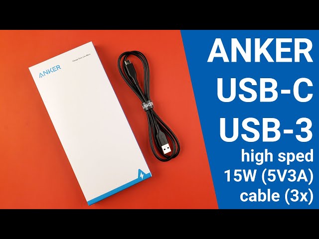 Anker Powerline USB-C to USB-3 ( 3 pack )