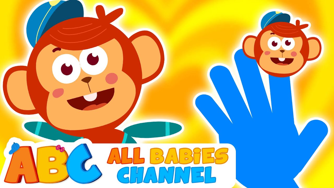 ⁣All Babies Channel | Monkey Family | Finger Family Songs For Kids