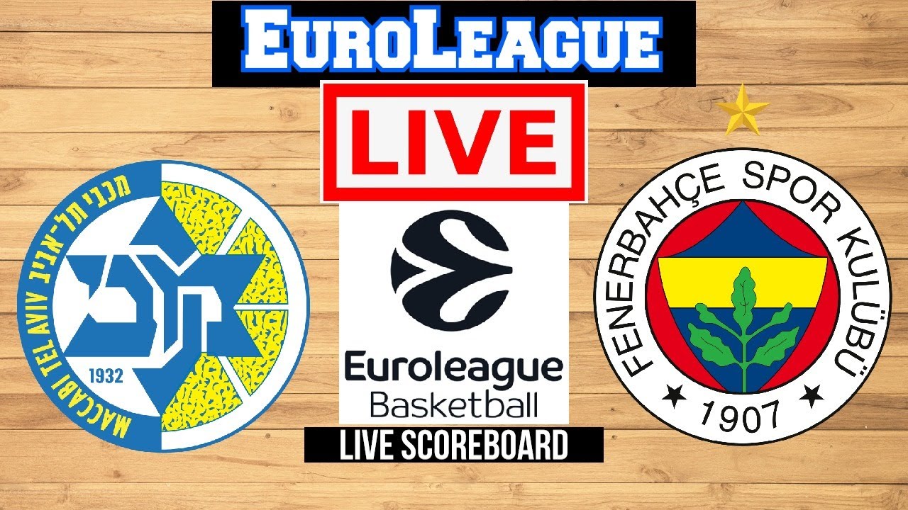 Maccabi Tel Aviv Vs Fenerbahçe Basketball EuroLeague Live Scoreboard Play By Play