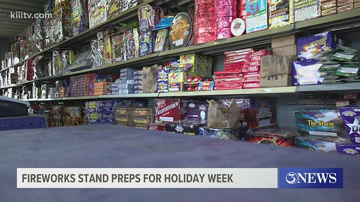 Corpus Christi firework stand prepares for Fourth of July