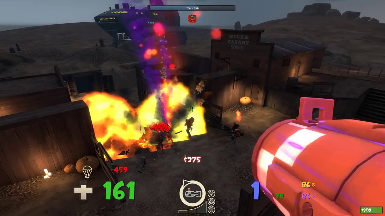 TF2 MvM Ghost Town Completed as Air Strike Soldier 2017 YouTube