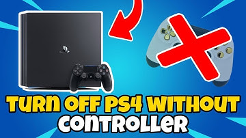 How to turn off ps4 without using controller