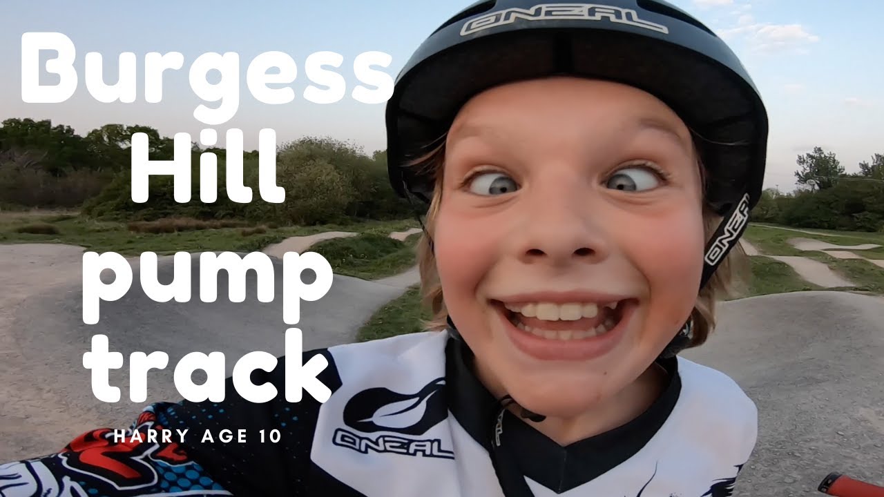 Harry rides Burgess Hill Pump track YouTube