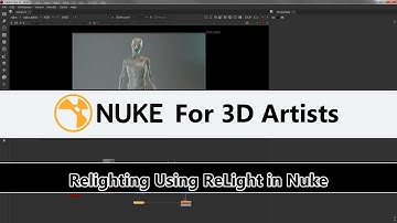 Nuke For 3DArtists - Relighting in Nuke using the ReLight node