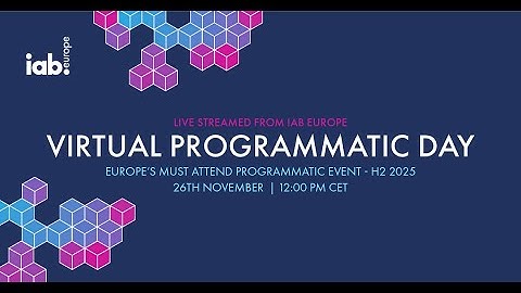[Watch on Demand] IAB Europe