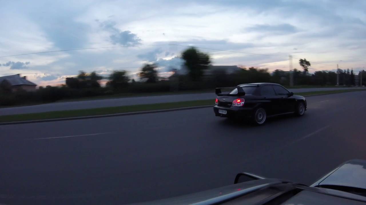 WRX FPGreen Vs STI 6266 3 YouTube