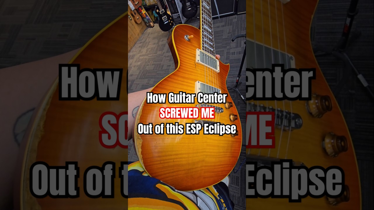 Как Guitar Center ОБМАНУЛ меня с этим ESP Eclipse🥲 