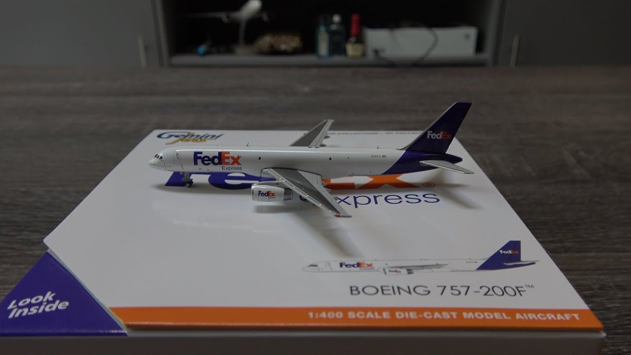 GeminiJets FedEx Boeing 757-200F Model Unboxing & Review - YouTube