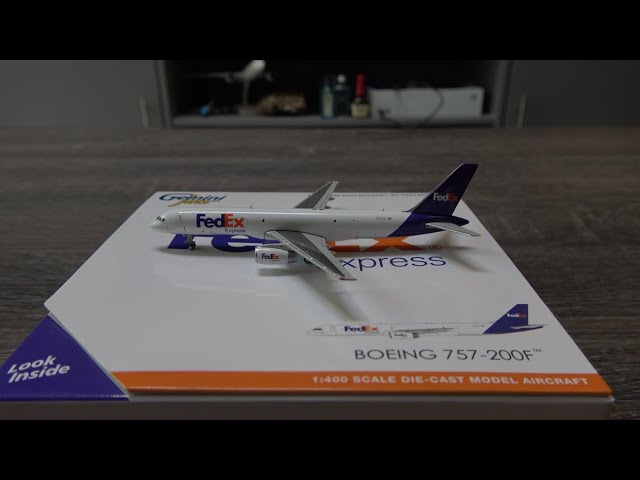 GeminiJets FedEx Boeing 757-200F Model Unboxing & Review - YouTube
