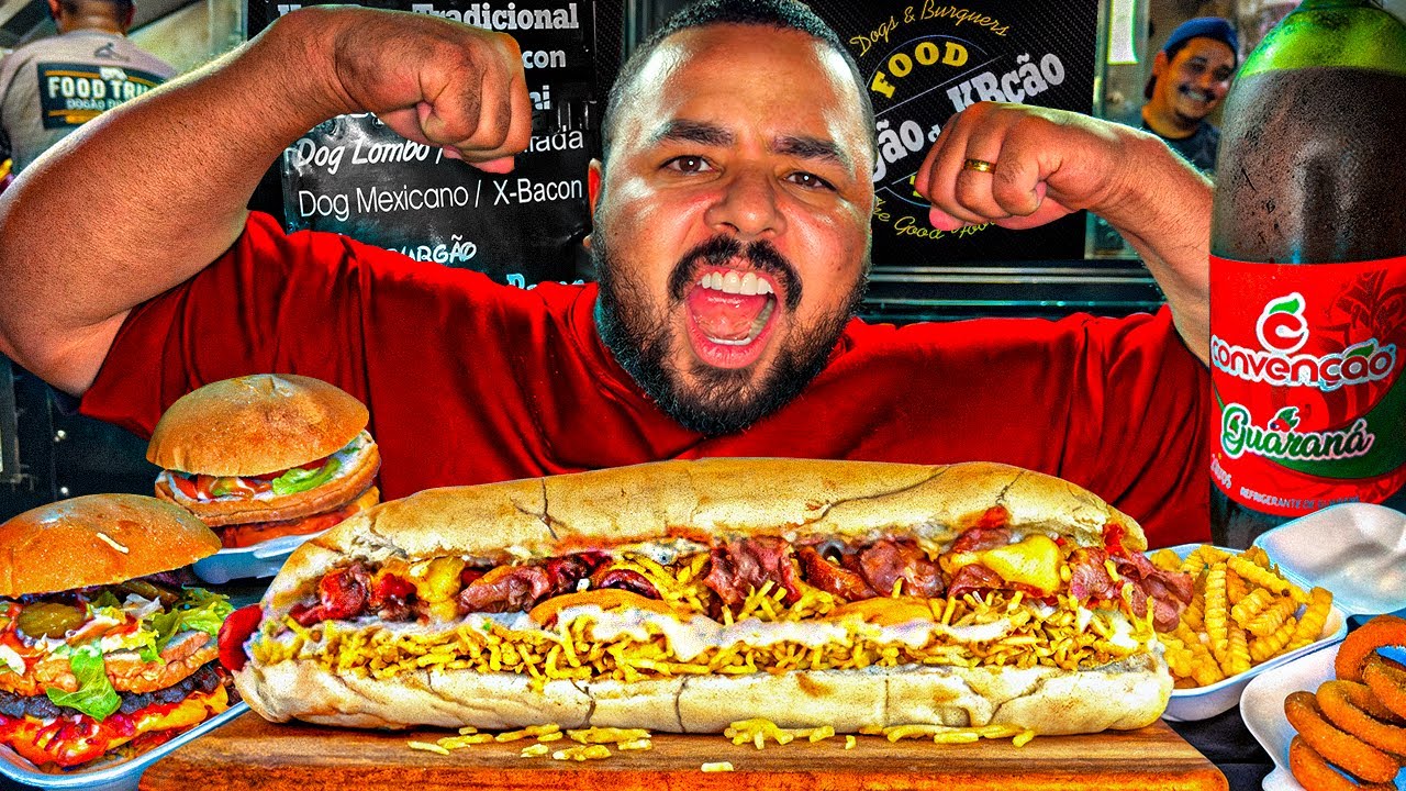 O DOGÃO DO KBÇÃO! 🌭 Os maiores lanches!