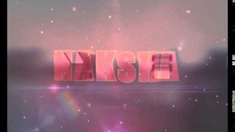 Element 3D and optical flare text intro