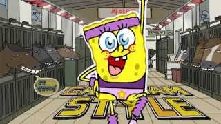 PSY   Gangnam style Sponge bob parody Папулярное видео!