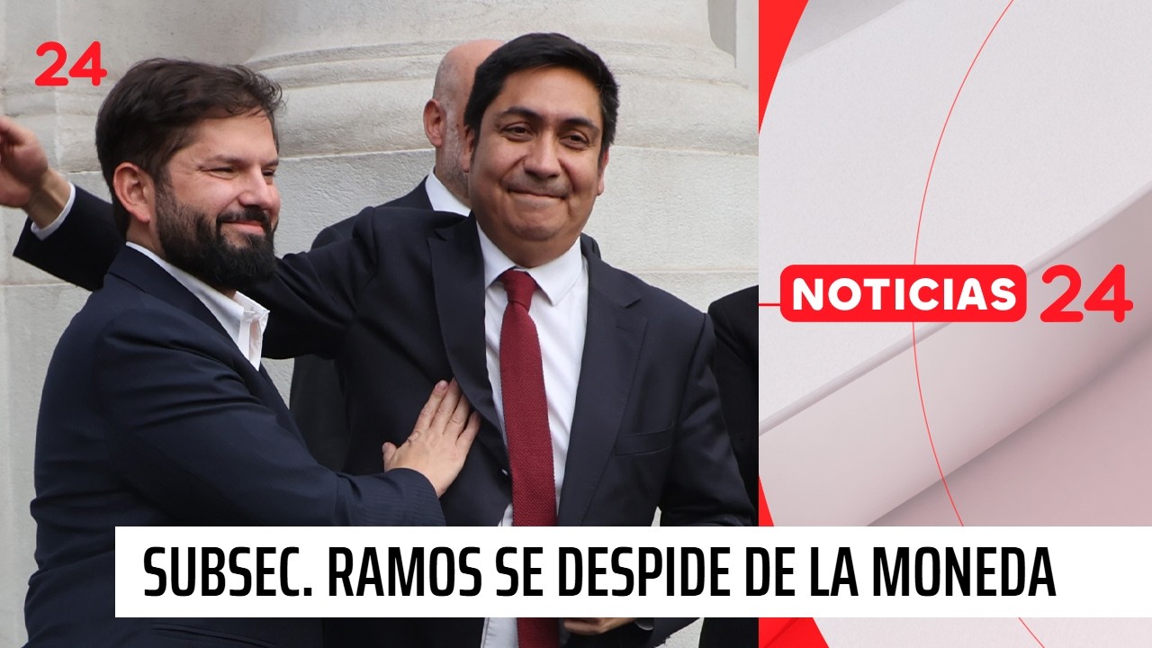 Cambio de mando: Subsecretario Ramos se despide de La Moneda | 24 Horas TVN Chile