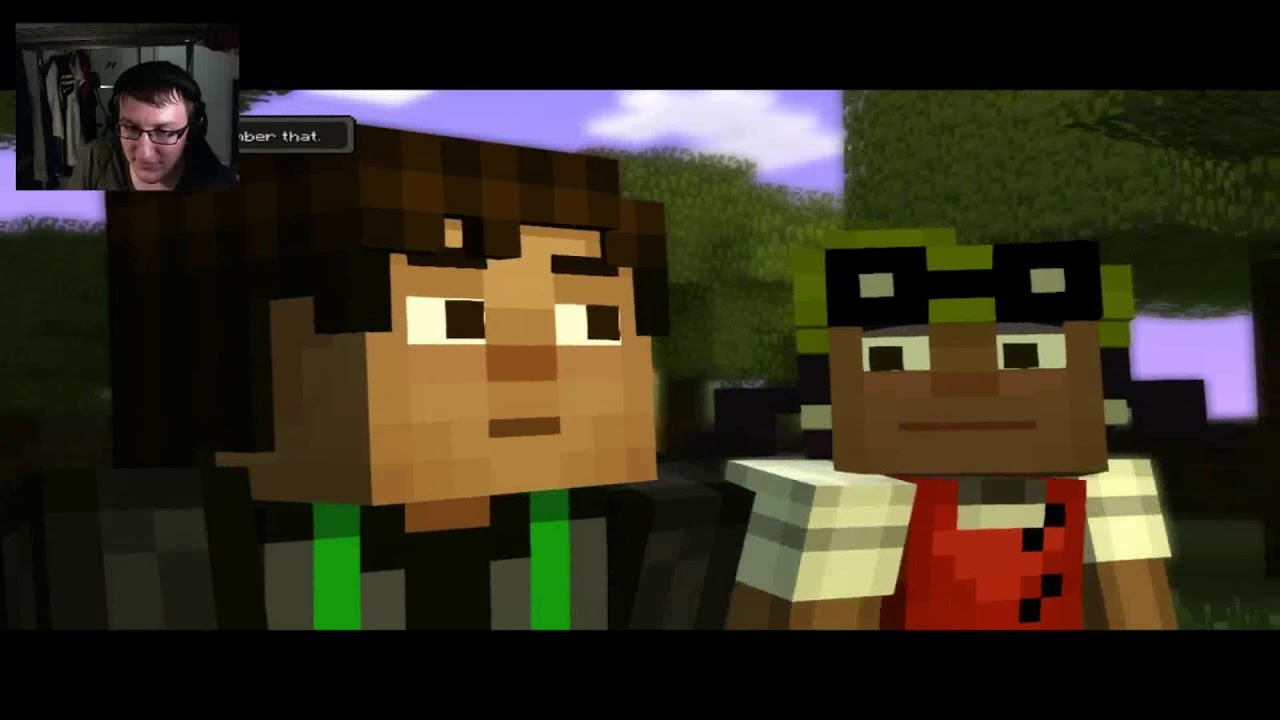 minecraft story mode season 1 episode 1 - YouTube