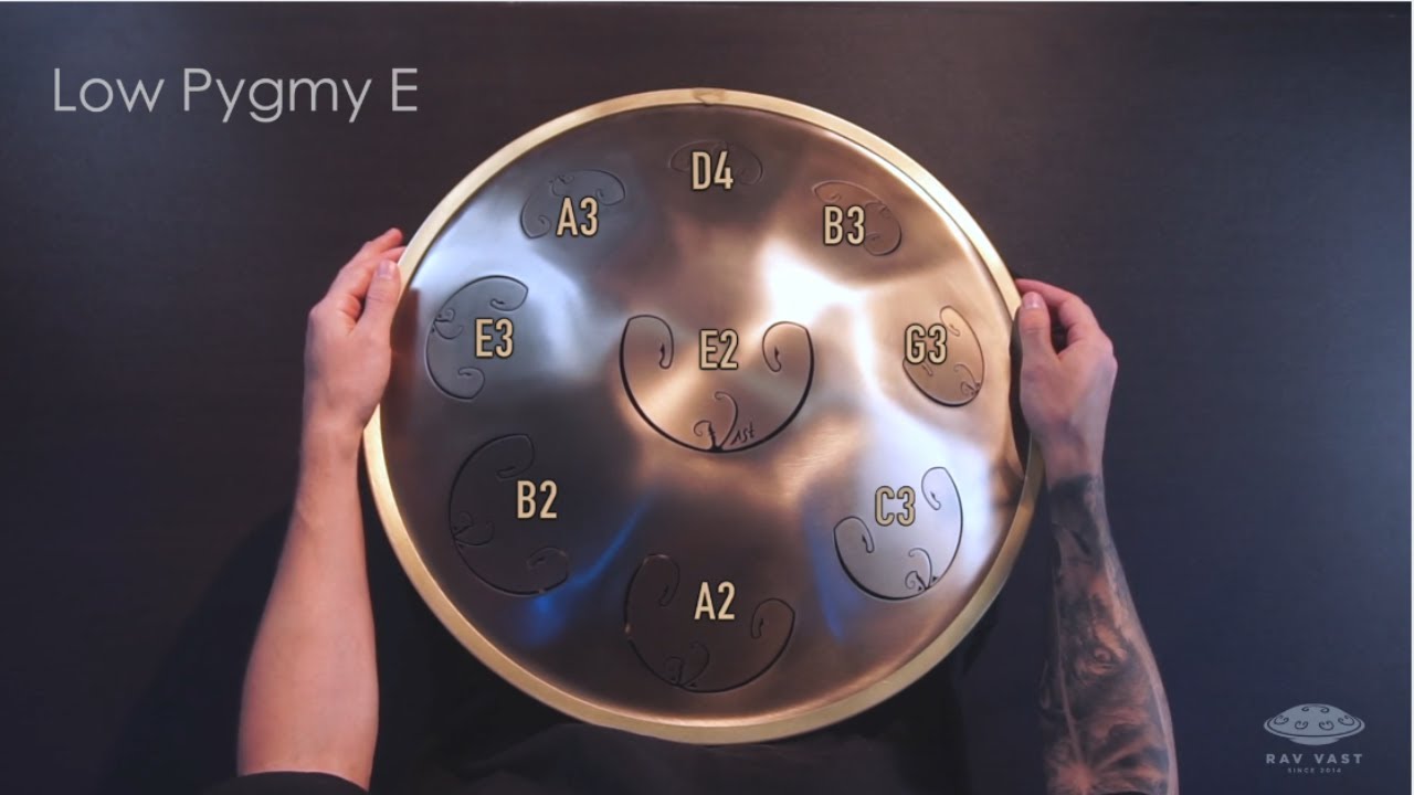 RAV Vast E Low Pygmy Gold | Steel Tongue Drum Sound Test - YouTube