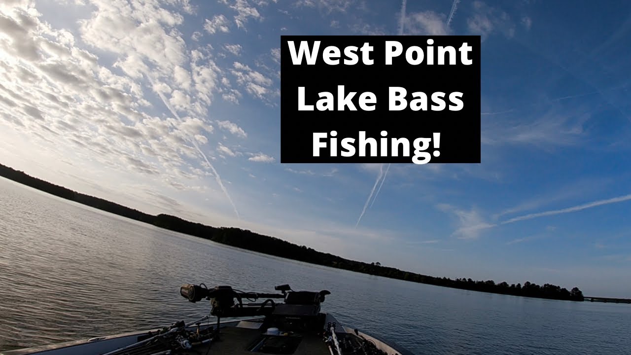 West Point Lake Tournament Bass Fishing. 