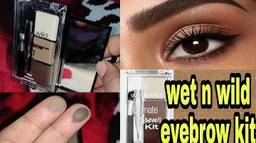 Wet n wild eyebrow kit Review/Demo || Shavi Barhok❤️